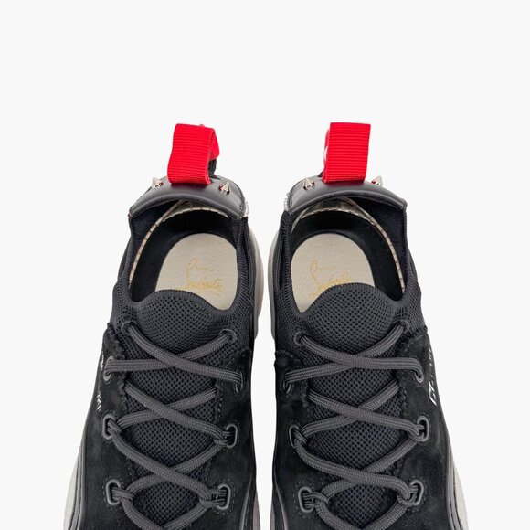 Christian Louboutin Arpoador Black Suede Sock Sneakers Size 40.5 US 10.5 Women's - Picture 5 of 16
